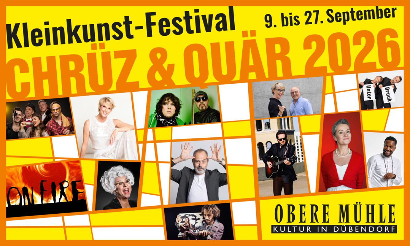 Kleinkunst, Comedy, Kabarett, Musik, Konzert, Prix Walo, Theater, Literatur, Zauberei, Familien, A-live, Moving Shadows, Helga Schneider, Stéphanie Berger, Patty Basler, Michel Gammenthaler, Florian Fox, Frölein Da Capo, Charles Nguela, Ohne Rolf, Felice & Cortes, Schreiber vs Schneider